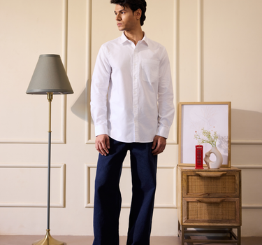 White Oxford Cotton Shirt