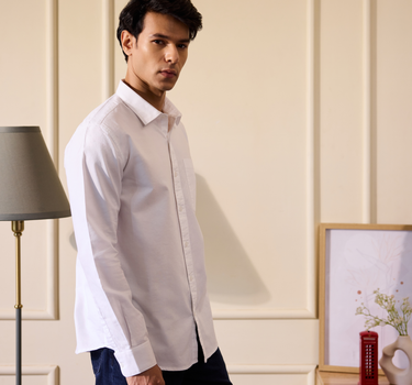 White Oxford Cotton Shirt